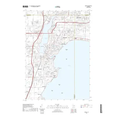 2018 Map of Neenah, 2018 Print