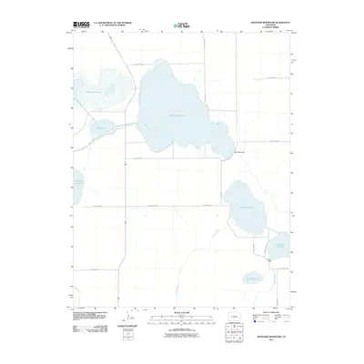 2011 Map of Neenoshe Reservoir, 2011 Print
