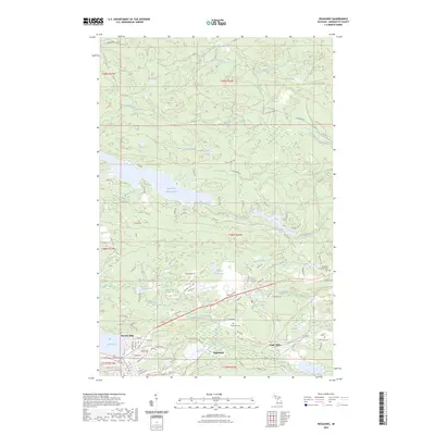 2023 Map of Negaunee, 2023 Print
