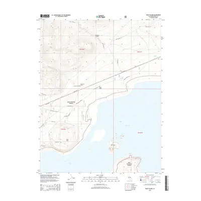 2015 Map of Negit Island, 2015 Print