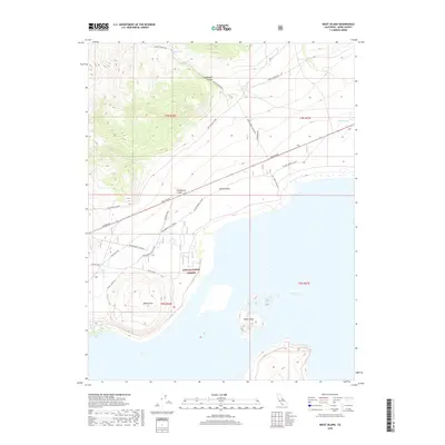 2018 Map of Negit Island, 2018 Print