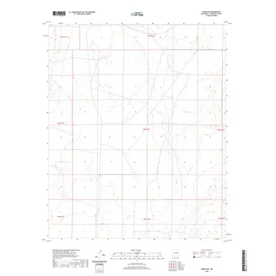 2020 Map of Negra SW, 2020 Print