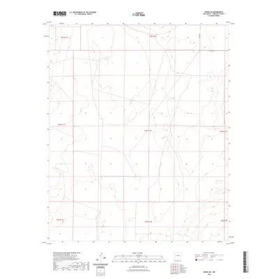 2023 Map of Negra SW, 2023 Print