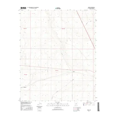 2017 Map of Negra, 2017 Print