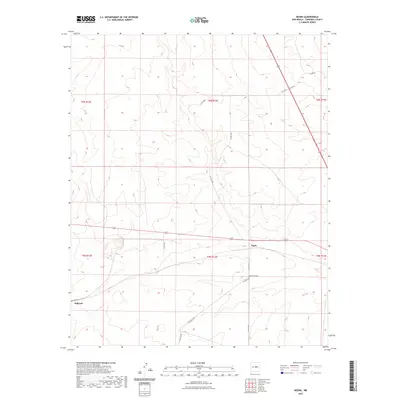 2023 Map of Negra, 2023 Print