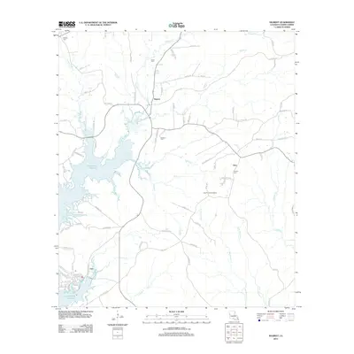 2012 Map of Negreet, 2012 Print