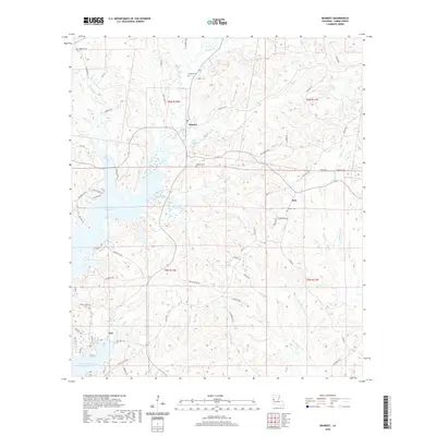2020 Map of Negreet, 2020 Print