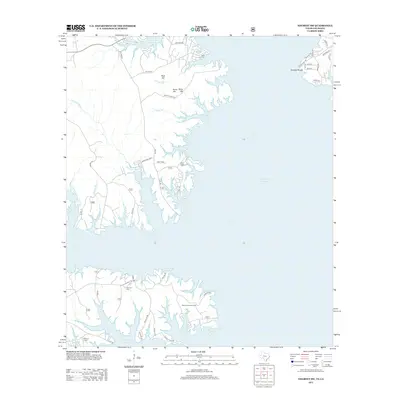 2012 Map of Negreet SW, 2012 Print