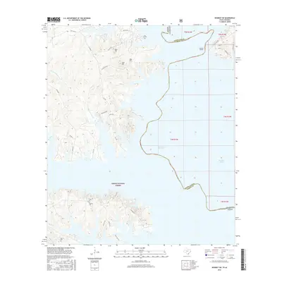 2016 Map of Negreet SW, 2016 Print