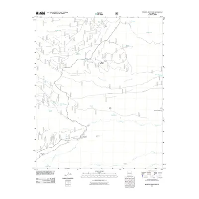 2011 Map of Negrito Mountain, 2011 Print