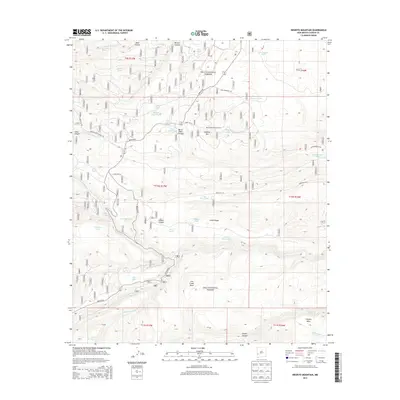 2013 Map of Negrito Mountain, 2013 Print