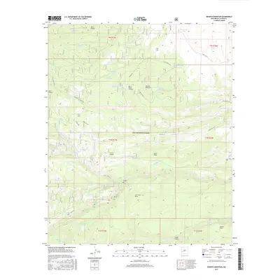 2017 Map of Negrito Mountain, 2017 Print