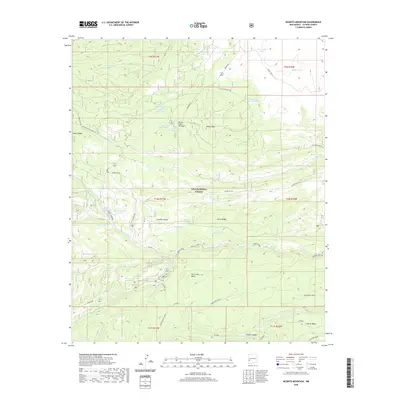 2020 Map of Negrito Mountain, 2020 Print