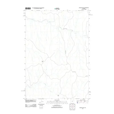 2012 Map of Negro Butte, 2012 Print