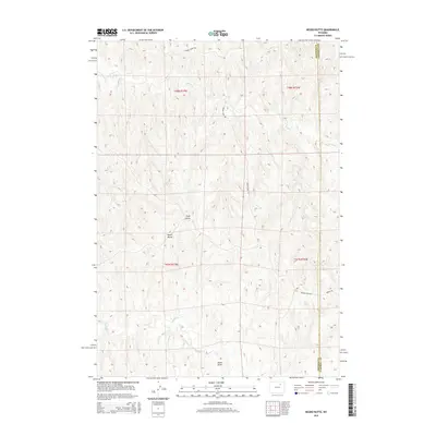 2015 Map of Negro Butte, 2015 Print