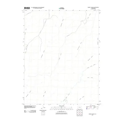 2010 Map of Negro Canyon, 2010 Print