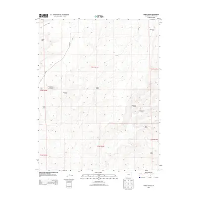 2013 Map of Negro Canyon, 2013 Print