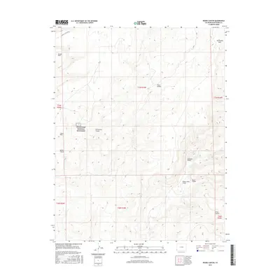 2016 Map of Negro Canyon, 2016 Print
