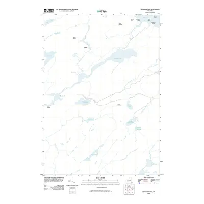 2010 Map of Nehasane Lake, 2010 Print