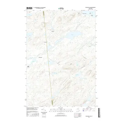 2016 Map of Nehasane Lake, 2016 Print
