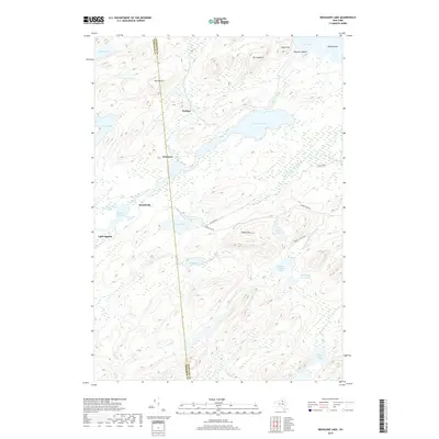2019 Map of Nehasane Lake, 2019 Print