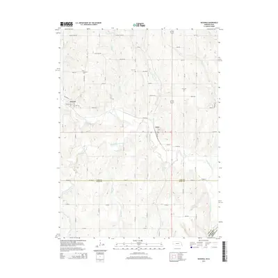 2014 Map of Nehawka, 2014 Print