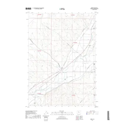 2018 Map of Neiber, 2018 Print