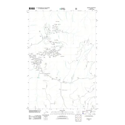 2011 Map of Neihart, 2011 Print
