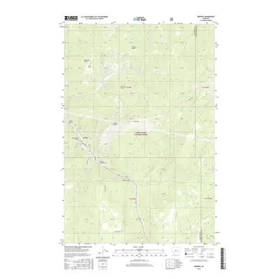 2017 Map of Neihart, 2017 Print