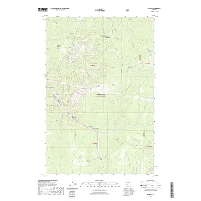 2020 Map of Neihart, 2020 Print