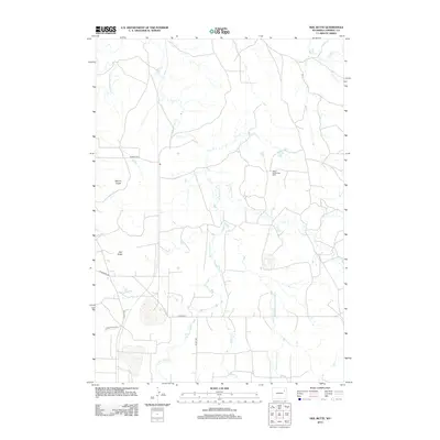 2012 Map of Neil Butte, 2012 Print