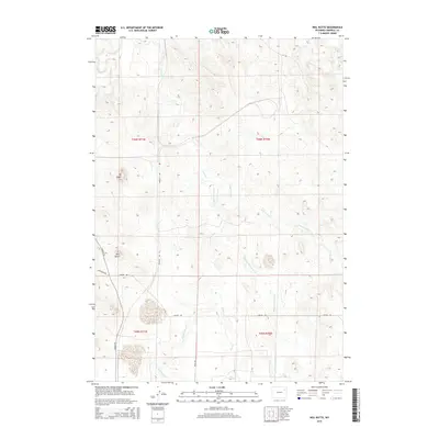 2015 Map of Neil Butte, 2015 Print