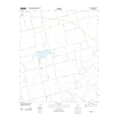 2012 Map of Neinda, 2012 Print