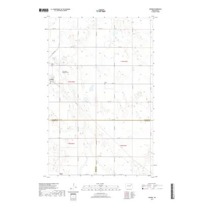 2017 Map of Nekoma, 2017 Print