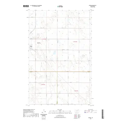 2020 Map of Nekoma, 2020 Print