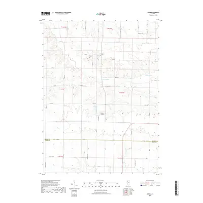 2018 Map of Nekoma, 2018 Print