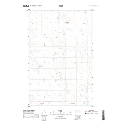 2017 Map of Nekoma NW, 2017 Print