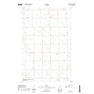 2020 Map of Nekoma NW, 2020 Print
