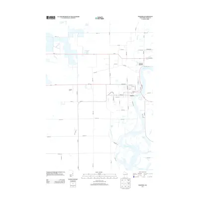 2013 Map of Nekoosa, 2013 Print