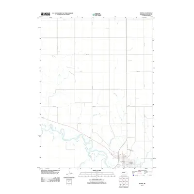 2011 Map of Neligh, 2011 Print