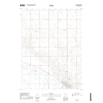 2017 Map of Neligh, 2017 Print