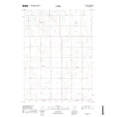 2017 Map of Neligh SW, 2017 Print