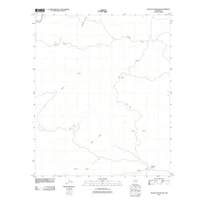 2010 Map of Nelson Canyon East, 2010 Print