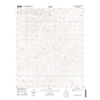 2013 Map of Nelson Canyon East, 2013 Print