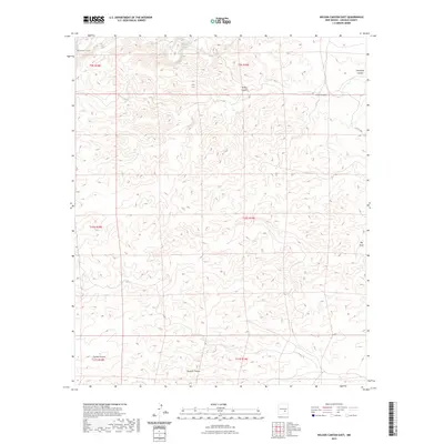2023 Map of Nelson Canyon East, 2023 Print
