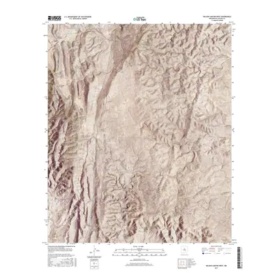 2017 Map of Nelson Canyon West, 2017 Print
