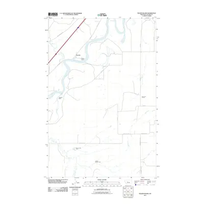 2011 Map of Nelson Island, 2011 Print