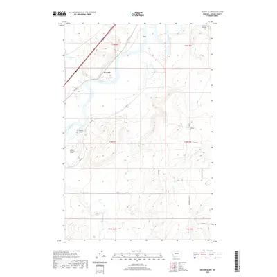 2020 Map of Nelson Island, 2020 Print