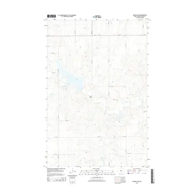 2014 Map of Nelson Lake, 2014 Print