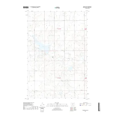 2017 Map of Nelson Lake, 2017 Print